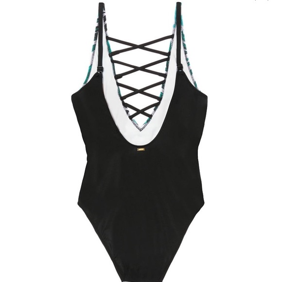 VICTORIAS SECRET Strappy Palm One Piece Swimsuit - Picture 8 of 12